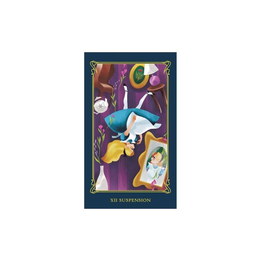 Alice in Wonderland Tiny Tarot Deck and Guidebook - 7