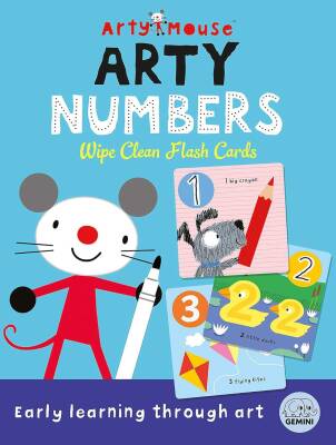 Arty Mouse Arty Numbers Wipe Clean Flash Cards - Gemini Books