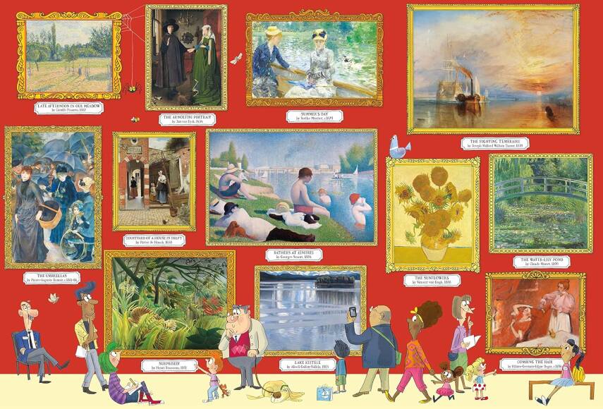 Book and Jigsaw: Art Gallery - 2