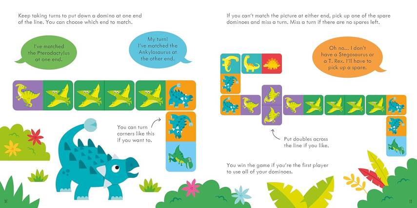 Dinosaur Dominoes Game - 4