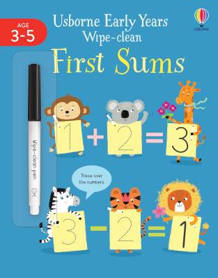 Early Years Wipe-Clean First Sums - Usborne