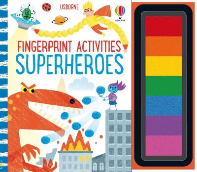 Fingerprint Activities Superheroes - Usborne