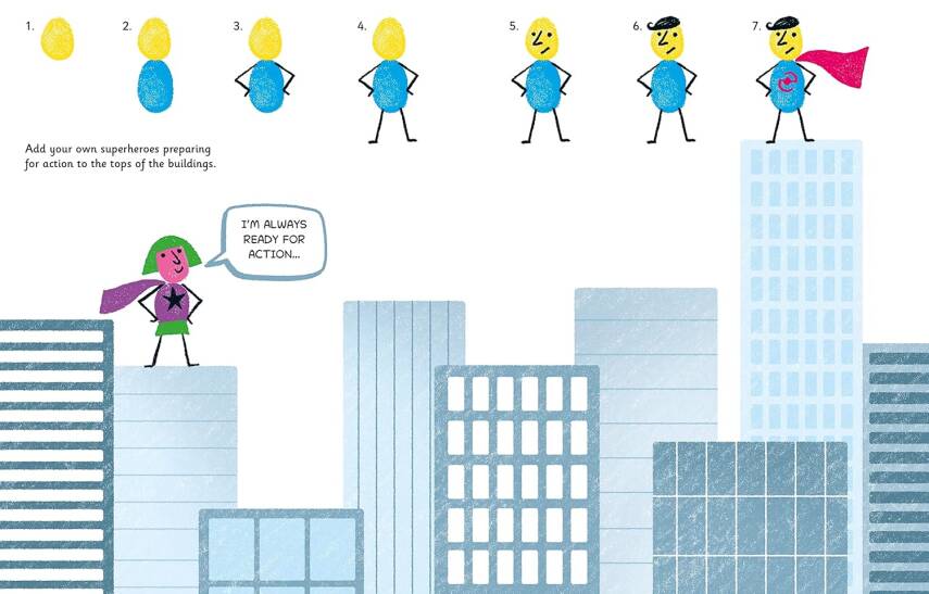 Fingerprint Activities Superheroes - 5