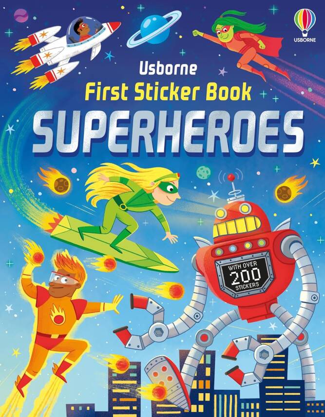 First Sticker Book: Superheroes - 1