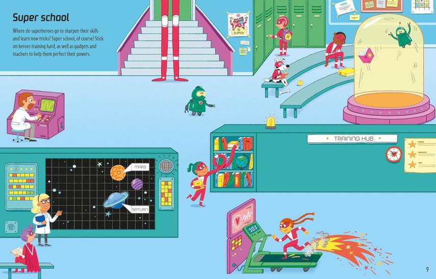 First Sticker Book: Superheroes - 6