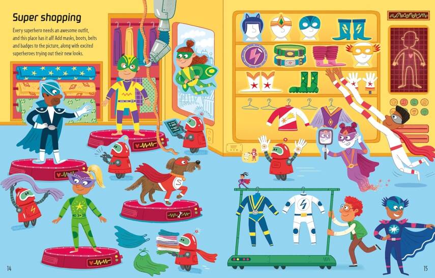 First Sticker Book: Superheroes - 7