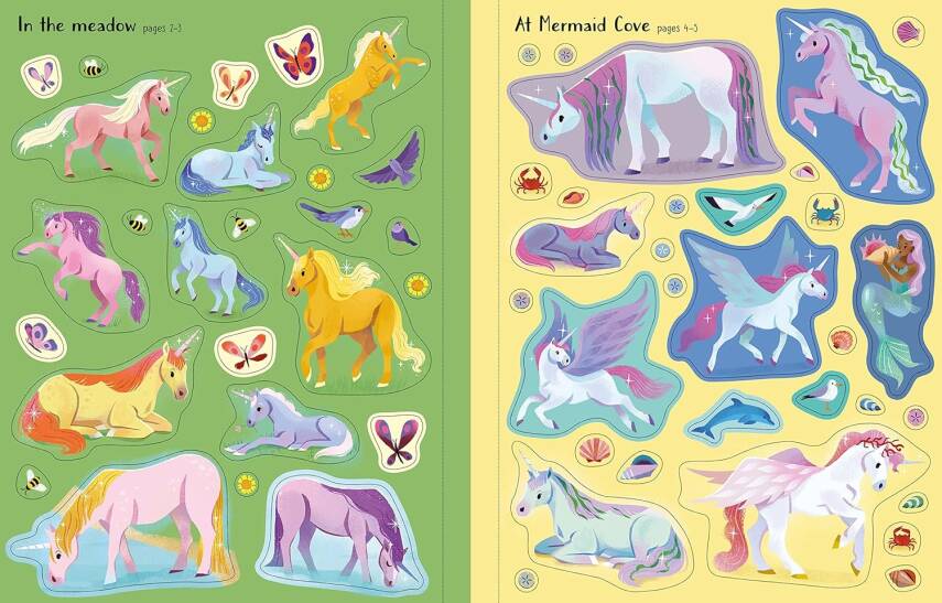 First Sticker Book: Unicorns - 2