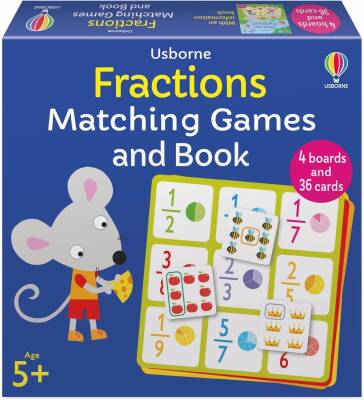 Fractions Matching Games and Book - Usborne 
