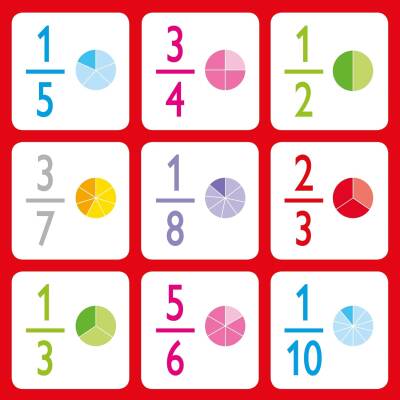 Fractions Matching Games and Book - 2