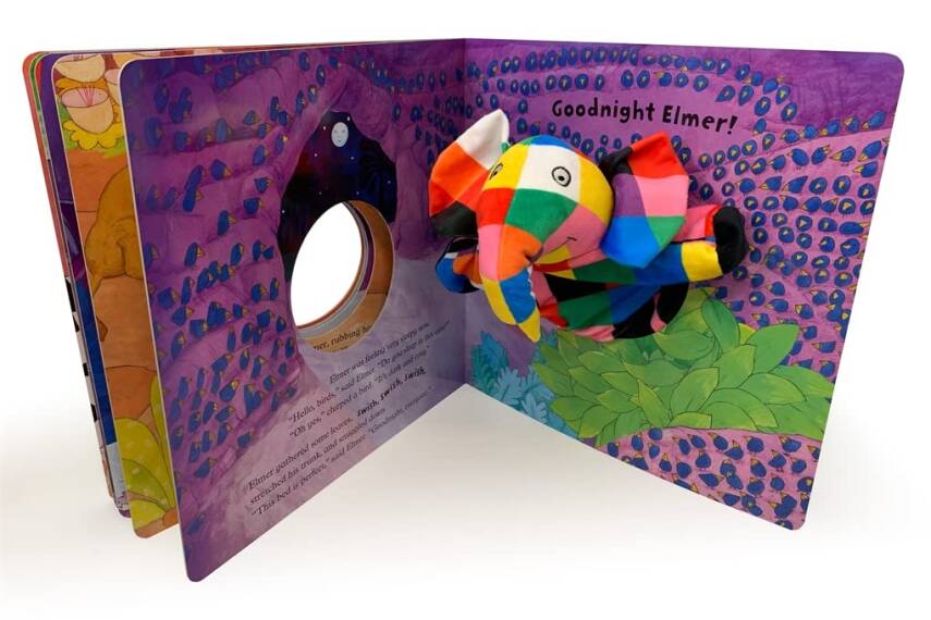Goodnight, Elmer Puppet Book - 3