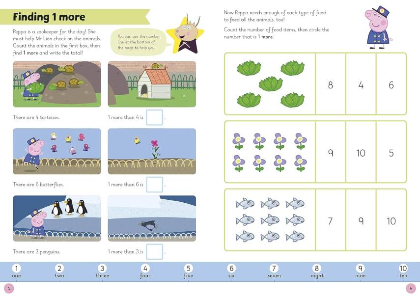 Learn with Peppa: Adding and Taking Away Wipe-Clean Activity Book - 3