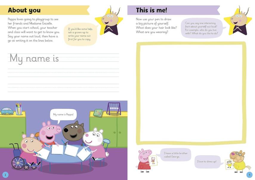 Learn with Peppa: Starting School Wipe-Clean Activity Book - 2