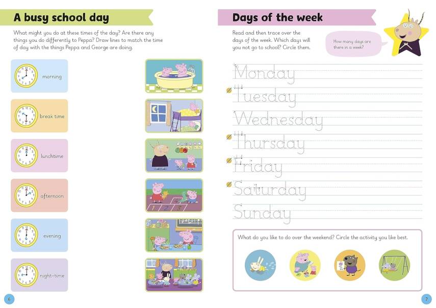 Learn with Peppa: Starting School Wipe-Clean Activity Book - 3