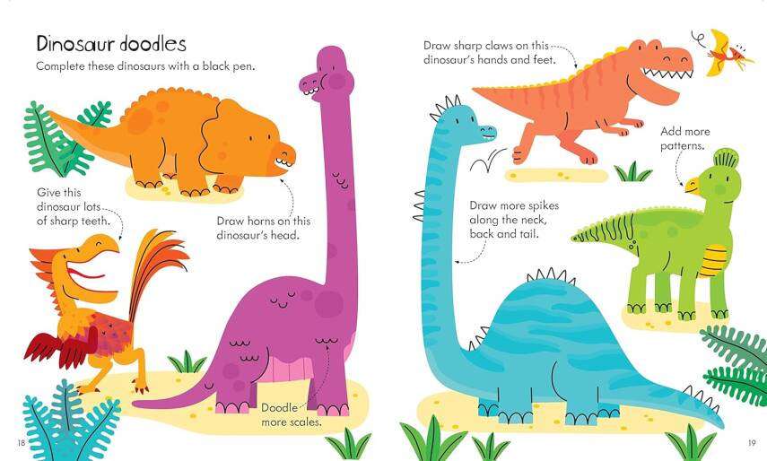Little Children's Dinosaur Activity Book - 3