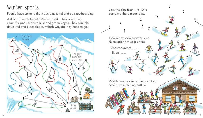 Little Children's Holiday Activity Book - 2