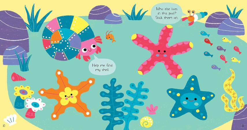 Little Children's Nature Sticker Book - 2