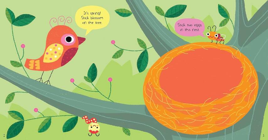 Little Children's Nature Sticker Book - 5