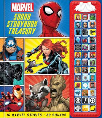Marvel: Spider-Man, Avengers, Black Panther, and More! - Sound Storybook Treasury - Pi Kids