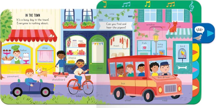 Out & About (Pull-Tab Sound Book) - 7