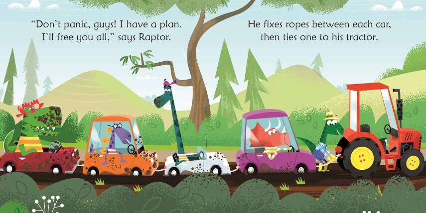 Phonic Readers: Raptor on a Tractor - 3