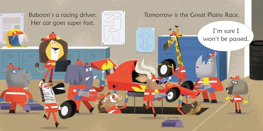 Phonic Readers: Vroom, Vroom Baboon! - 2