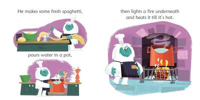 Phonics Readers: Yeti Cooks Spaghetti - 2