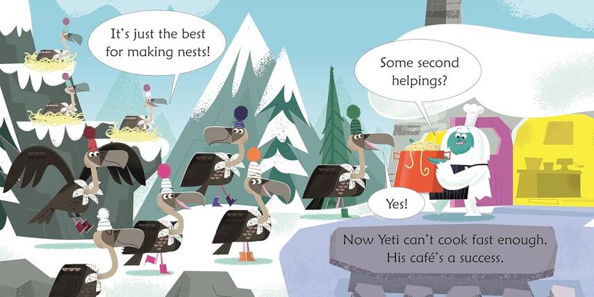Phonics Readers: Yeti Cooks Spaghetti - 4