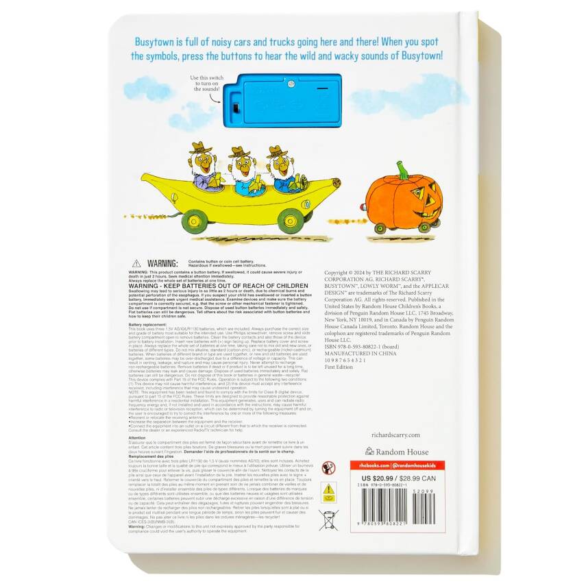 Richard Scarry's Cars and Trucks Sound Book - 7