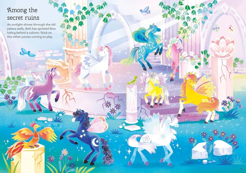 Sparkly Fairy Ponies Sticker Book - 3
