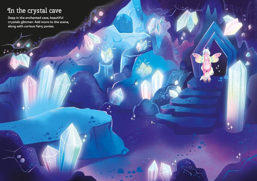 Sparkly Fairy Ponies Sticker Book - 4