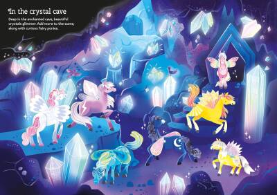 Sparkly Fairy Ponies Sticker Book - 5