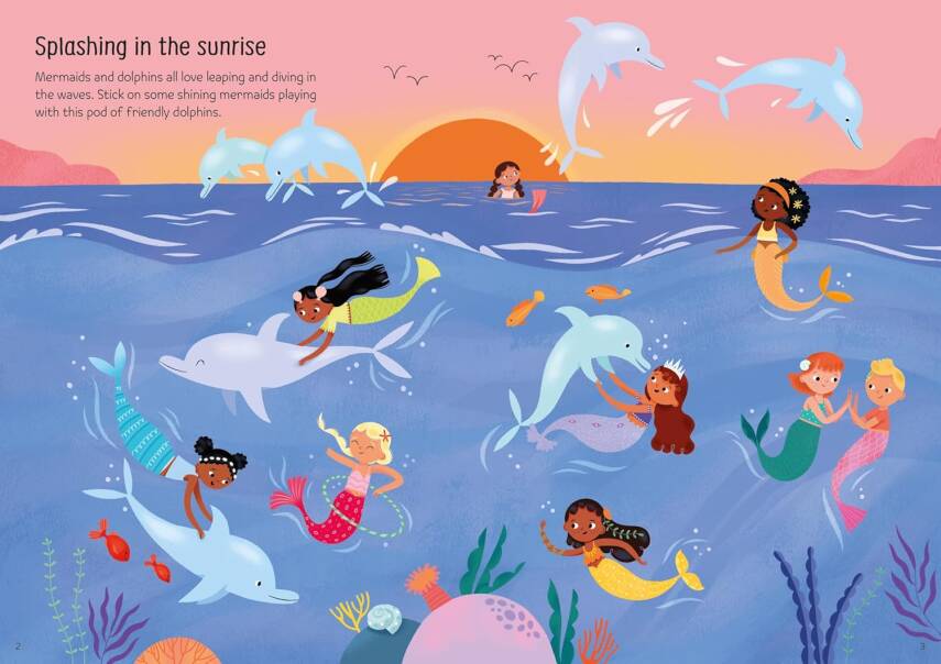 Sparkly Mermaids Sticker Book - 3