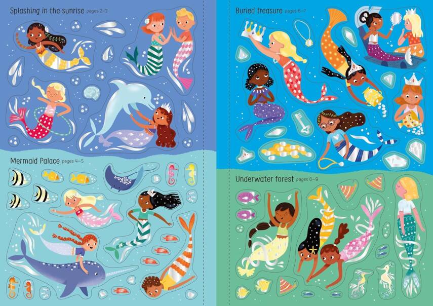 Sparkly Mermaids Sticker Book - 6