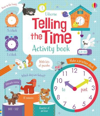 Telling the Time Activity Book - Usborne