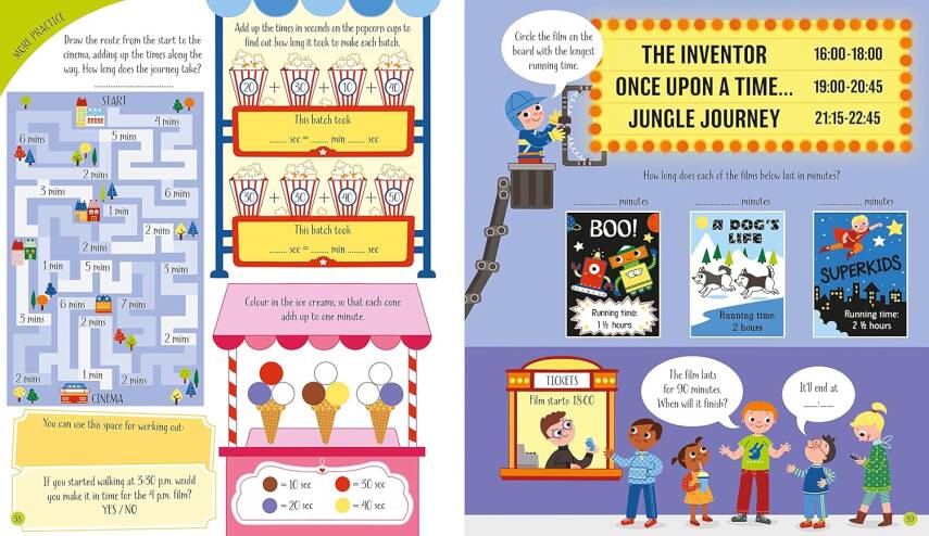 Telling the Time Activity Book - 3