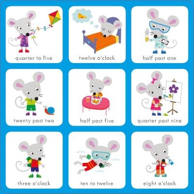 Telling the Time Matching Games and Book - 3