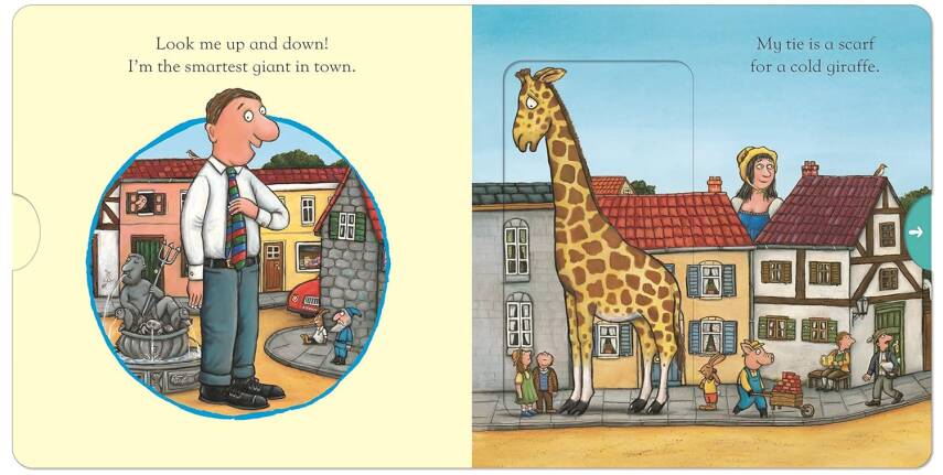 The Smartest Giant in Town: A Push, Pull and Slide Book - 2