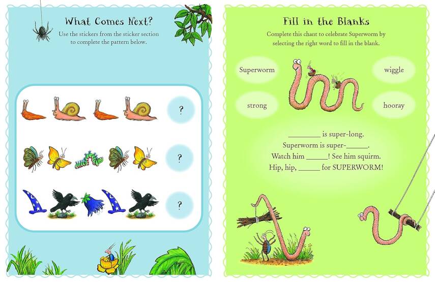 The Superworm Sticker Activity Book - 2