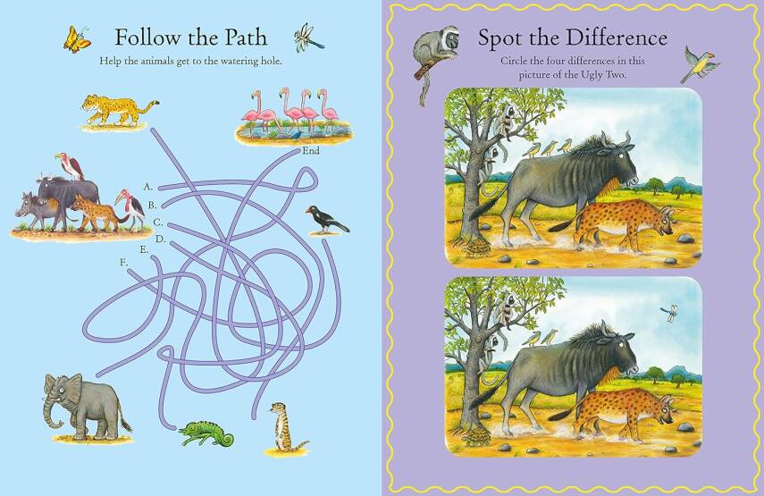 The Ugly Five Sticker Activity Book - 3