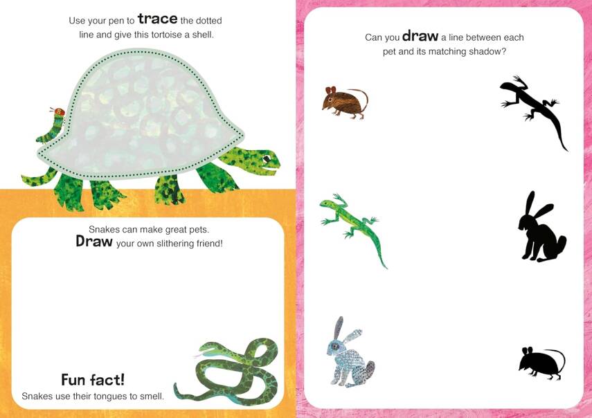 The Very Hungry Caterpillar's Pets: Wipe-Clean Book - 3