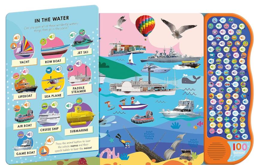 Things That Go (100 Button Sound Book) - 8