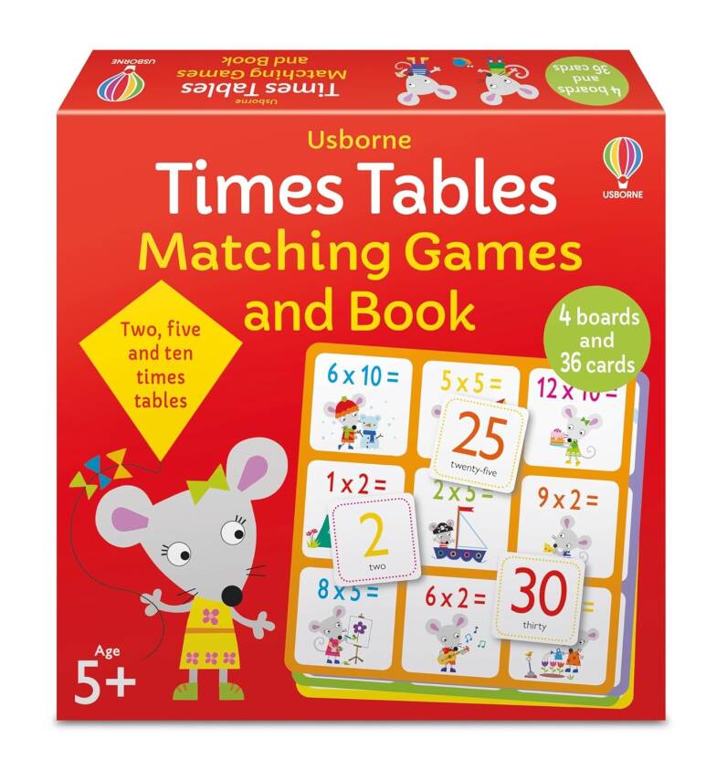 Times Tables Matching Games and Book - 1