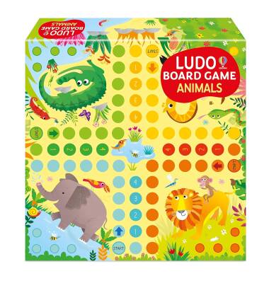 Usborne Book & Board Game Animal Ludo - Usborne
