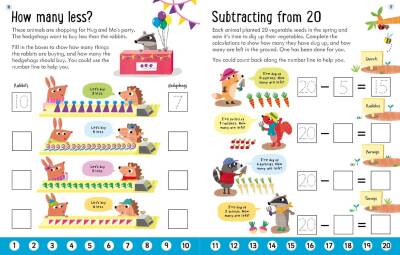 Usborne Workbooks Subtracting - 3