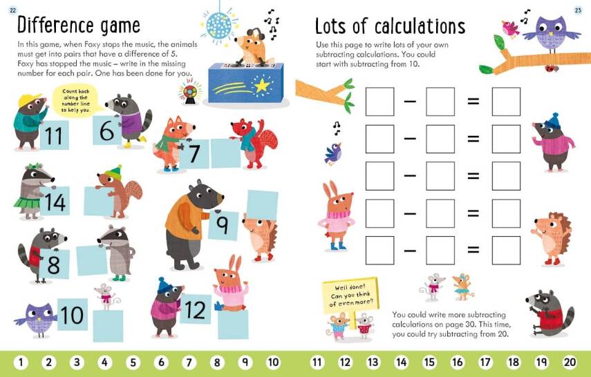Usborne Workbooks Subtracting - 4