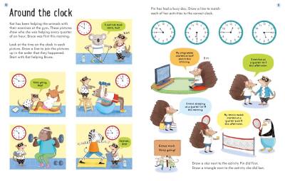 Usborne Workbooks Telling the Time - 2