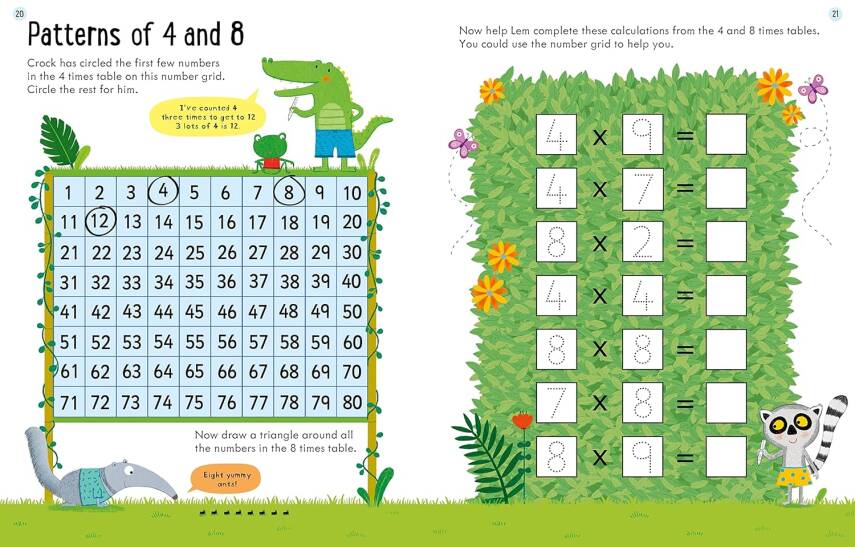Usborne Workbooks Times Tables - 3