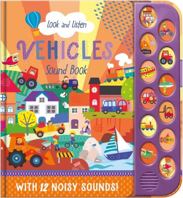 Vehicles (12 Button Sound Book) - North Parade Publishing