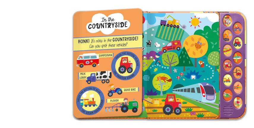 Vehicles (12 Button Sound Book) - 3