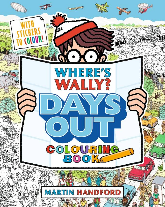 Where's Wally? Days Out: Colouring Book - 1